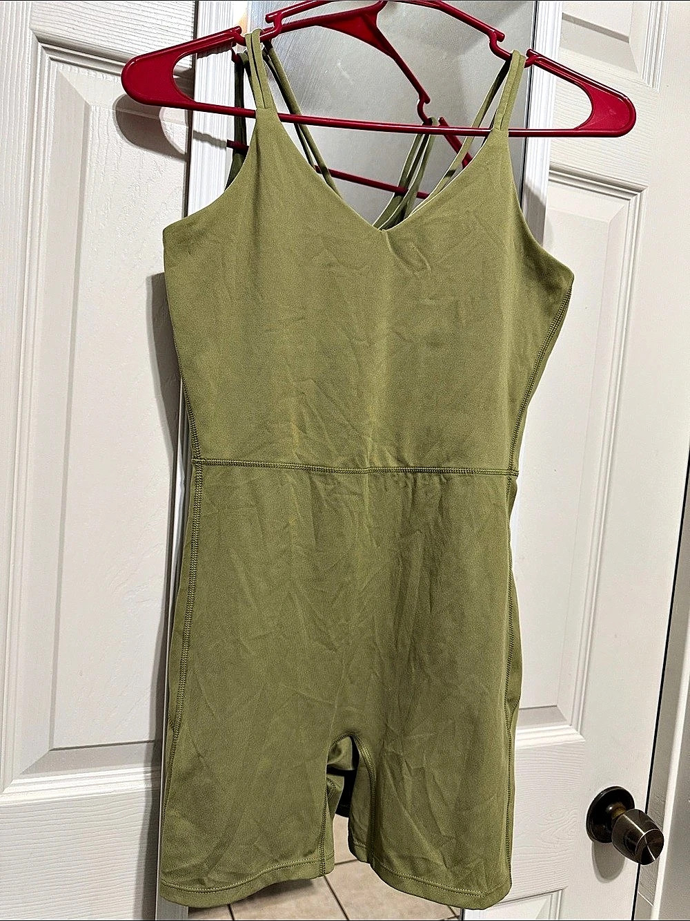 All in Motion Active Bodysuit / Short Active Romper Green Small